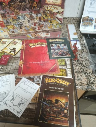 Heroquest Ampliada MB Juegos + lord brujo