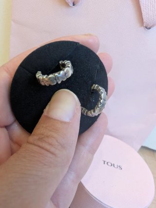Pendientes TOUS Oso Plata