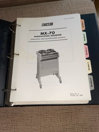 Manual Técnico Otari MX70