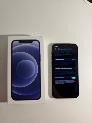iPhone 12 Negro 64 GB 80% batería | Caja original