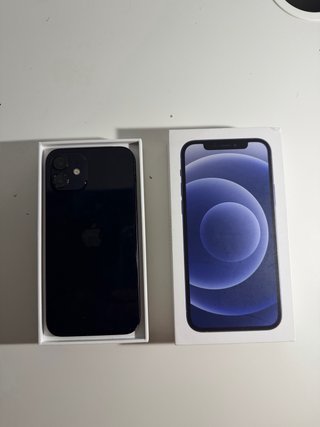 iPhone 12 Negro 64 GB 80% batería | Caja original