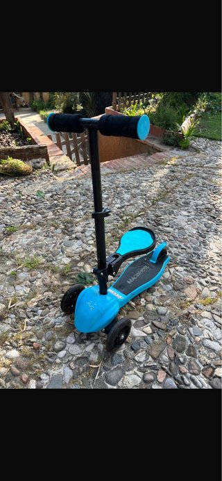 Patinete 3 en 1 azul