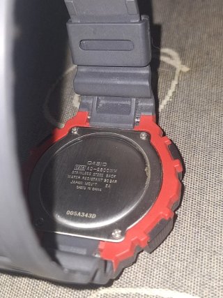 Reloj Casio Tough Solar AD-S800WH Negro/Rojo