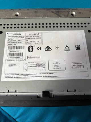 Radio Renault Visteon MP3 Bluetooth USB