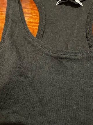 Camiseta sin mangas Lefties S/36 Negra
