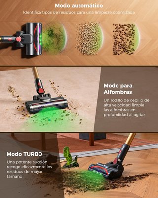 SIN ABRIR Aspiradora Inalámbrica 600W 68Kpa 1.8L