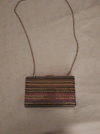 Cartera de fiesta multicolor