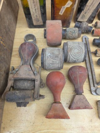 Material de imprenta antiguo