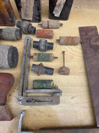 Material de imprenta antiguo