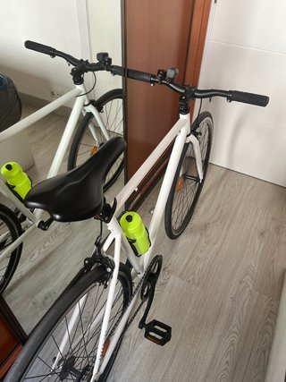 Bicicleta Fixie Blanca Como Nueva