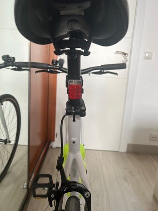 Bicicleta Fixie Blanca Como Nueva