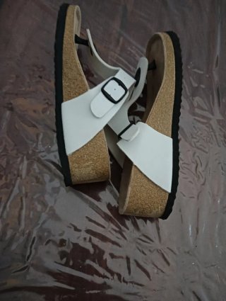 Ciabatte donna bianche e beige