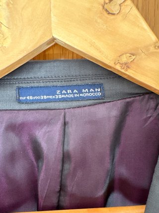 Traje de hombre Zara gris