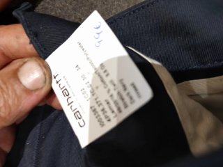 Pantalones Carhartt AZULES. Talla: W34 L30