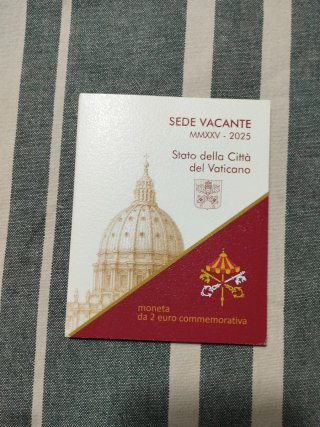 Moneda Vaticano Sede Vacante 2025