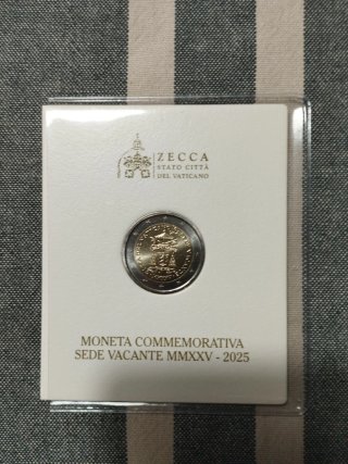 Moneda Vaticano Sede Vacante 2025