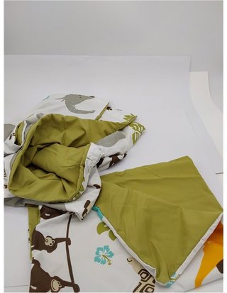 Amazon Basics 2 piezas Cama de microfibra Funda nórdica - infantil - funda de edredón de 100 x 135 cm y 1 funda de almohada de 40