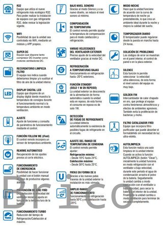 Aire Acondicionado Inverter Calefacción Wifi 3027 frigorías