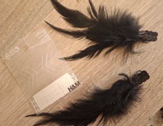 Accesorios pelo bodas H&M negro y azul
