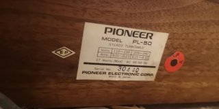 Giradischi Pioneer PL-50 Anni '70
