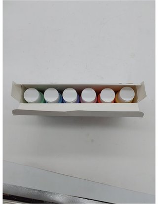Rayher Set pinturas pastel - 6 tonos - 60 ml/ud - para manualidades - 35061000