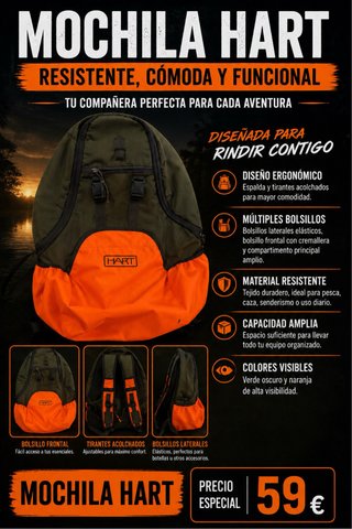 Mochila Hart Resistente y Funcional
