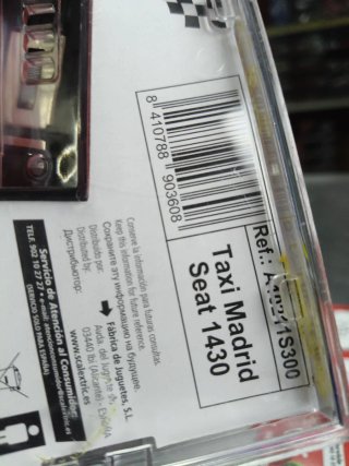 Scalextric Seat 1430 Taxi Madrid 124