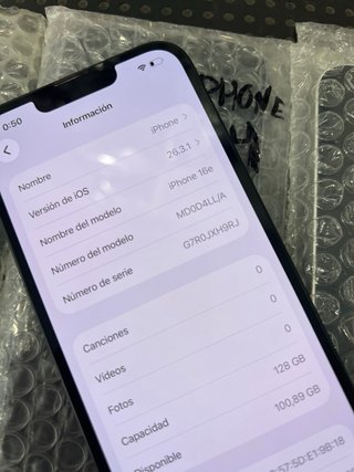 iPhone 16E Negro