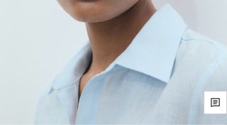 Camisa mujer 100% Lino Azul Nueva