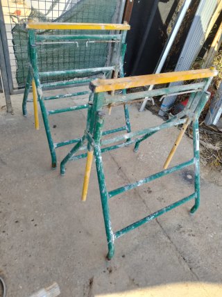 Caballetes de obra metálicos