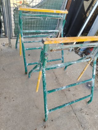 Caballetes de obra metálicos