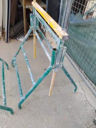Caballetes de obra metálicos