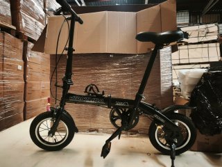 Bicicleta Plegable Negra