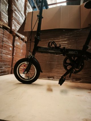 Bicicleta Plegable Negra