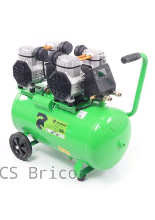 Compresor de Aire Silencioso con LCD 50L - 4 Hp - 37193 - Saurium