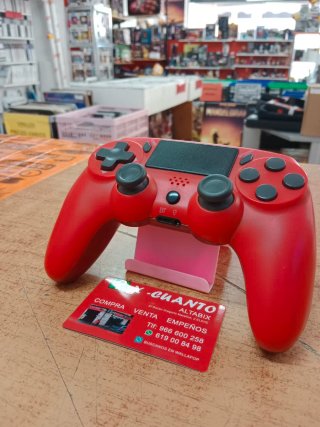 MANDO PS4 P47 COMPATIBLE INALÁMBRICO ROJO