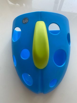 Cesta Juguetes Baño Azul y Verde