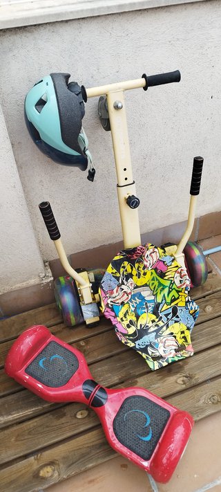 2x1 - Hoverboard con Silla y Casco + Hoverboard