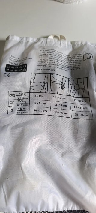 Protecciones Oxelo Talla XS