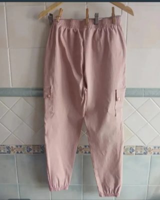 Pantalones cargo rosas