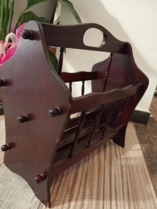 Portariviste vintage legno anni '50/'60