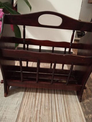 Portariviste vintage legno anni '50/'60