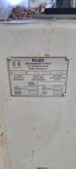 Regruesadora ROJEK MP 315