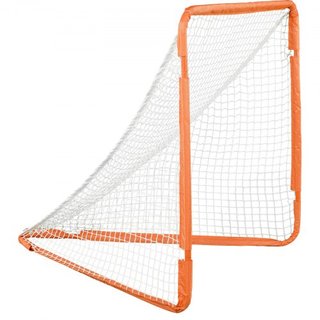 Meta de Lacrosse, Red de Lacrosse Pequeña para Niños de 4' x 4', Meta de Lacrosse Plegable y Portátil con Bolsa de Transporte, Equipo de Entrenamiento de Marco de Hierro para el Jardín, Configurac...