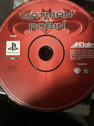 Jogo PS1 Batman & Robin Acclaim