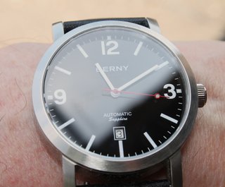 Reloj Berny Automático AM038M Negro/Plata