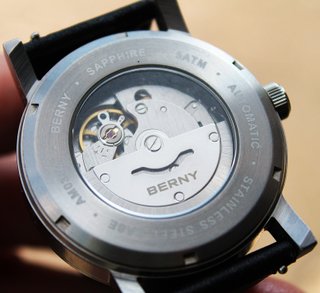 Reloj Berny Automático AM038M Negro/Plata