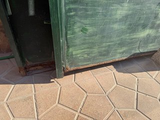 Puertas de garaje de hierro abatibles