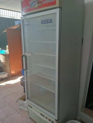 Congelatore verticale in acciaio inossidabile