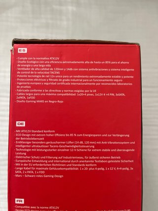 Fuente Alimentación Mars Gaming MPII 550W
